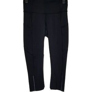 Lululemon Fast and Free Crops, Size 6, excellent condition